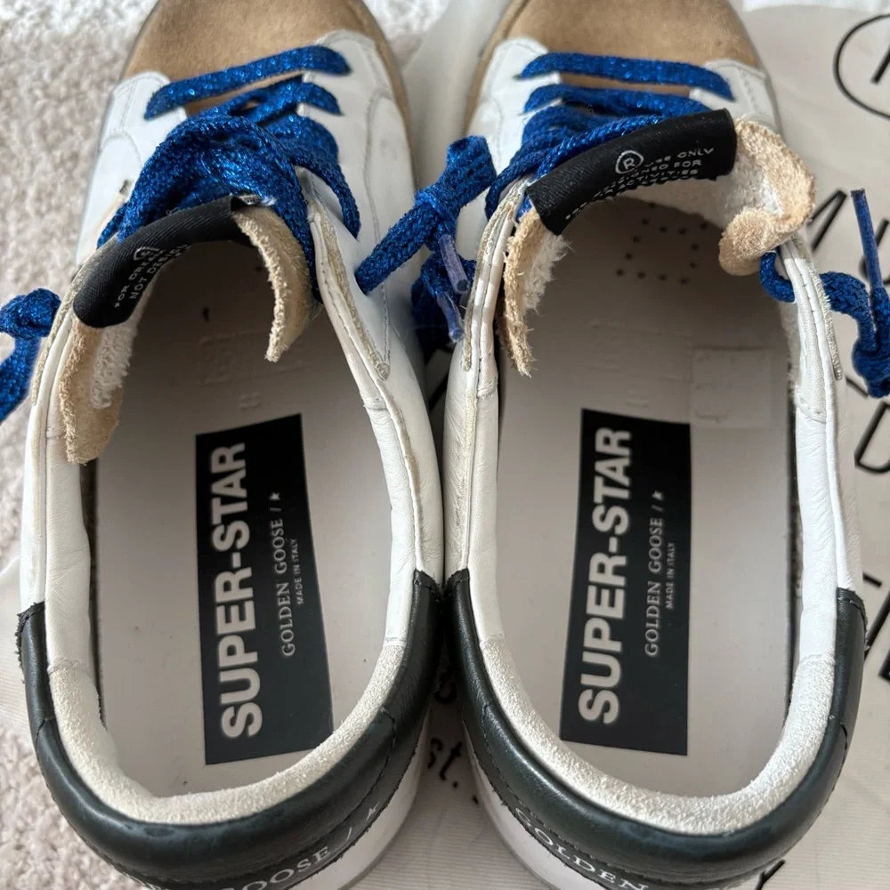 Golden Goose Super Star Pink Snake Shoes